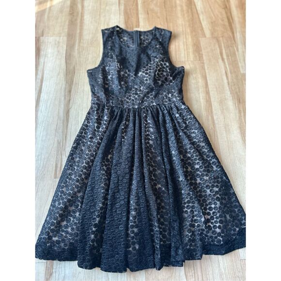 Anthropology Plenty by Tracy Reese Black Polka Dot Dress - Picture 6 of 8